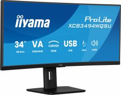 iiyama ProLite XCB3494WQSU-B1 Monitor PC 86,4 cm [34] 3440 x 1440 Pixel UltraWide Quad HD LED Nero (iiyama ProLite XCB3494WQSU-B1 - Monitor a LED - curvato - 34 - 3440 x 1440 UWQHD @ 120 Hz - VA - 35