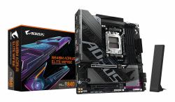 GIGABYTE B840M AORUS ELITE WIFI6E Scheda Madre  CPU AMD Ryzen 9000, VRM a 10+2+2 fasi, fino a 8200 MHz DDR5 [O.C.], 2 x M.2 PCIe 4.0, Wi-Fi 6E, LAN 2.5 GbE, USB 3.2 Gen 2 (GIGABYTE AM5 B840M AORUS