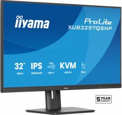 iiyama ProLite XUB3297QSNP-B1 Monitor PC 81,3 cm [32] 2560 x 1440 Pixel Quad HD LED Nero (iiyama ProLite XUB3297QSNP-B1 - Monitor a LED - 32 [31.5 visualizzabile] - 2560 x 1440 QHD @ 100 Hz - IPS - 3