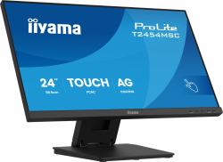 iiyama ProLite T2454MSC-B3AG Monitor PC 60,5 cm [23.8] 1920 x 1080 Pixel Full HD LED Touch screen Multi utente Nero (iiyama ProLite 24??? InCell PCAP 10pt touchscreen monitor featuring IPS panel tech